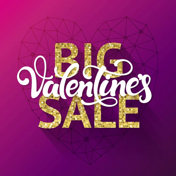 Big Valentine's Sale — Stock Vector