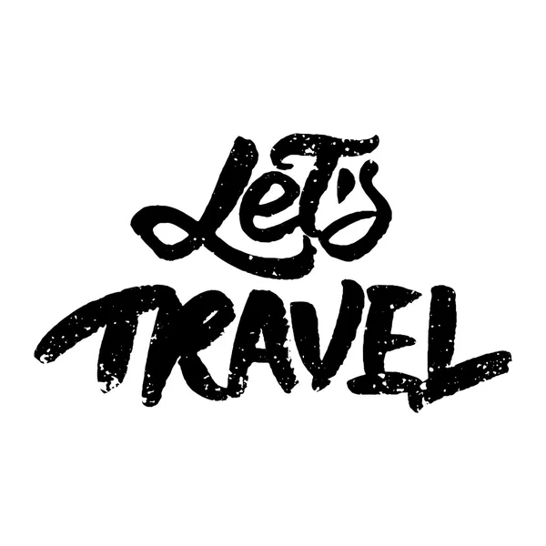 Let's Travel — Stock Vector