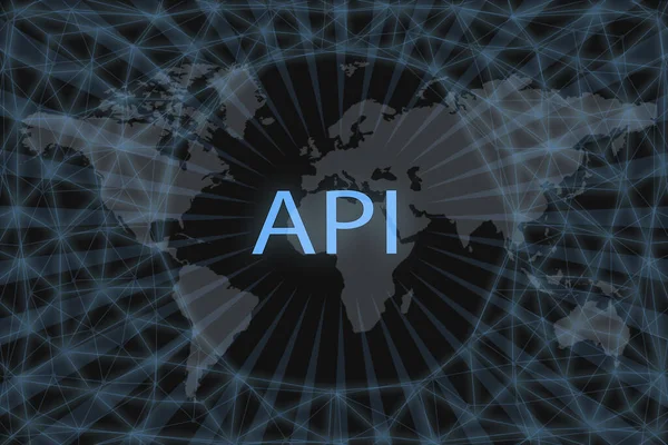 Api Інтерфейс Прикладного Програмування Інструмент Розробки Програмного Забезпечення Напис Api — стокове фото