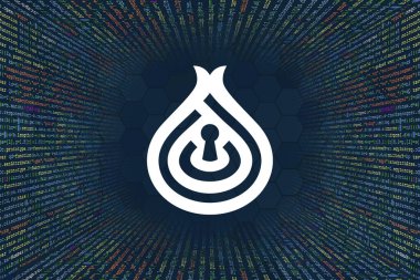Derin Soğan, ONION kripto para birimi sembolü. Bilgisayar programı kodundan bir tünel. Kod Dizileri, Javascript, CSS ve PHP programcıları. Hackleme kodlama konsepti. Yazılım için kaynak kod.