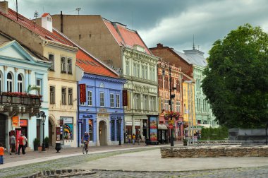 yaz günü eski Kosice, Slovakya