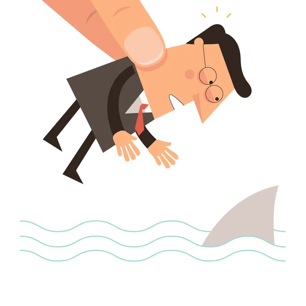 işadamı okyanus yukarıda