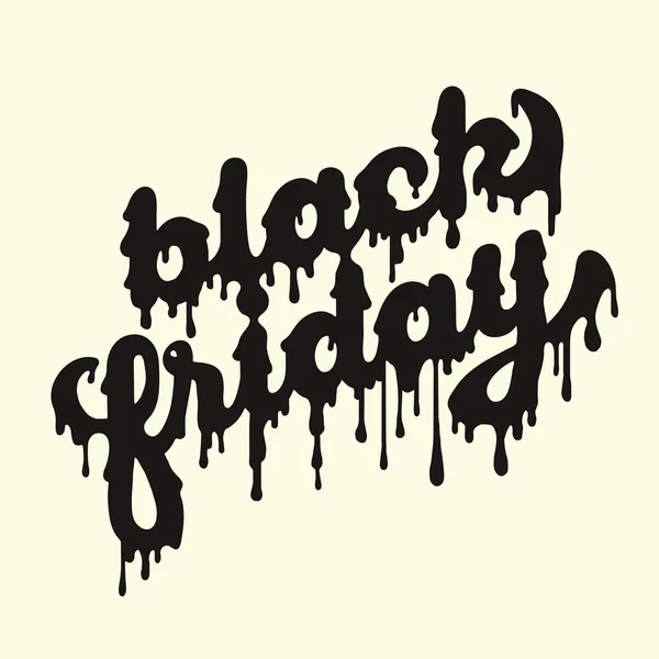 Kara Cuma. vektör illüstrasyonu