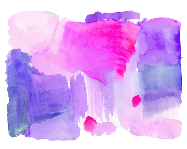 Handgezeichnetes Aquarell rosa Hintergrund — Stockvektor