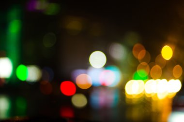 Şehir parlama bulanıklık