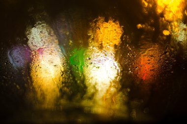 Şehir parlama bulanıklık