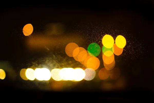 模糊的城市眩光 — 图库照片