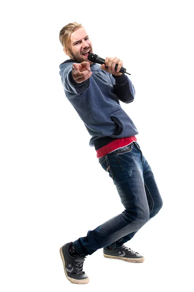 mikrofonla şarkı dostum