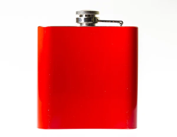 红色纪念品烧瓶 — 图库照片