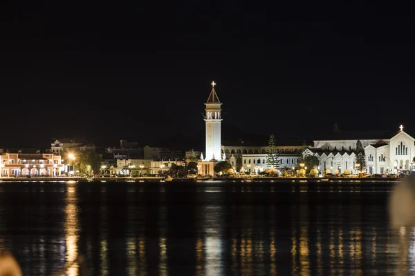 Night view of Zakynthos — Stock Photo, Image