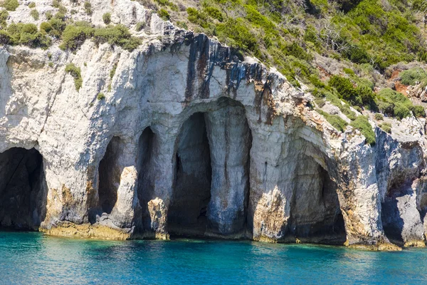 Jaskinie morskie na Zakynthos — Zdjęcie stockowe