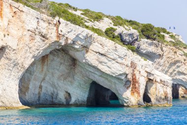 Deniz mağaraları Zakynthos