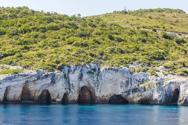 Jaskinie morskie na Zakynthos — Zdjęcie stockowe