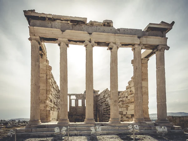 Erechtejon Świątynia Akropolu — Zdjęcie stockowe