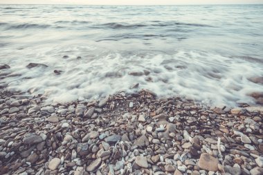 Dalgalar deniz taş 