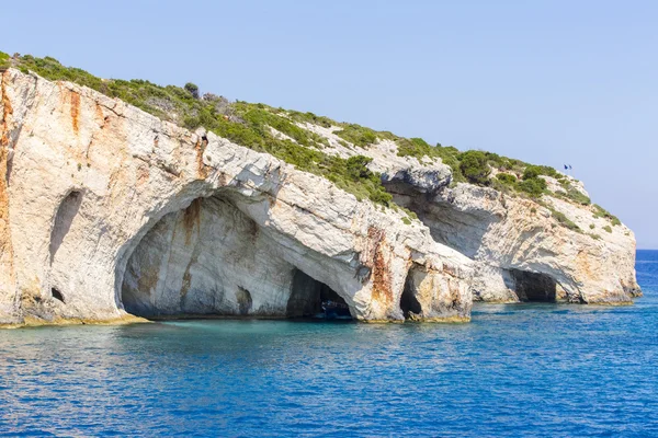 Jaskinie morskie na Zakynthos — Zdjęcie stockowe