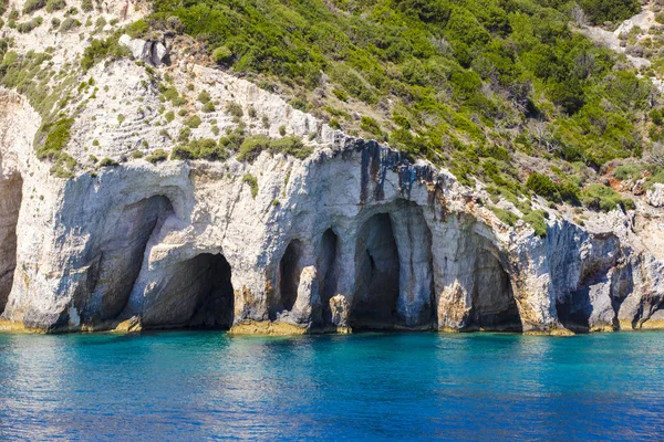 Sea caves on Zakynthos — Stock Photo, Image