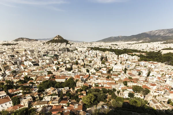 stock image Athens and Mount Lycabettus