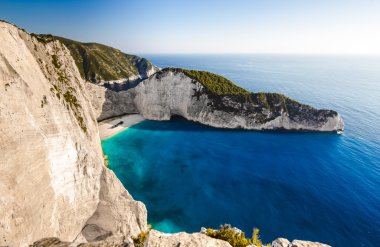 Navagio plaj Batığı ile