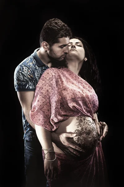 Couple in pregnancy — Stock Photo, Image