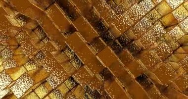Küplerden altın metalik arkaplan