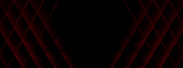 Background Red Rhombuses Geometric Shapes Render Panoramic Layout Image — Stock Photo, Image