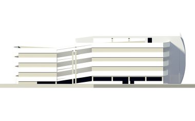 Çok katlı otopark.