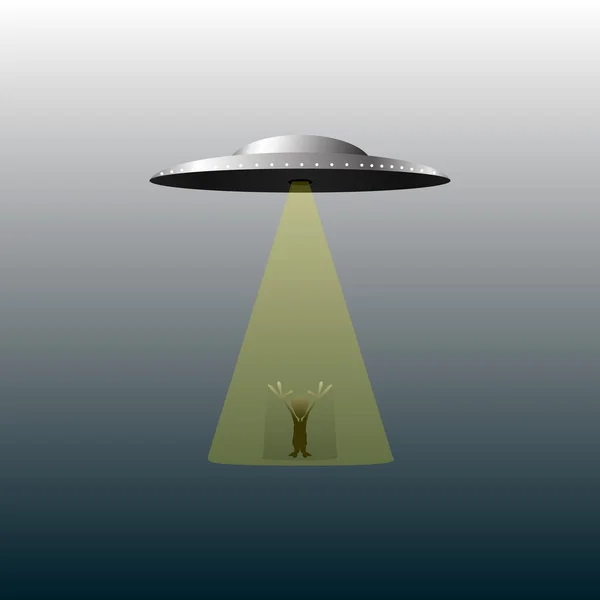 UFO e alieni . — Vettoriale Stock