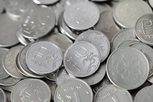 Rublos rusos moneda fondo — Foto de Stock