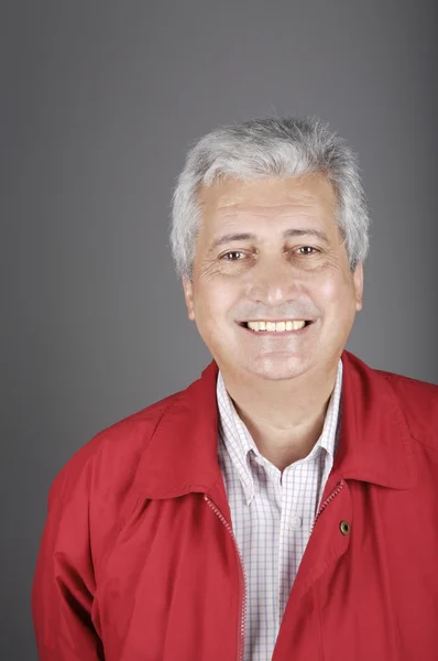 Studio portrait of senior man — Stock Photo, Image