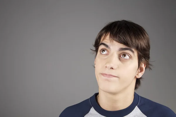 Retrato de menino adolescente — Fotografia de Stock