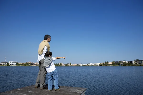 Buon padre e figlio — Foto Stock