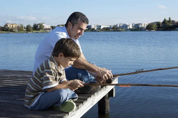Fishing father son Stock Photos, Royalty Free Fishing father son Images