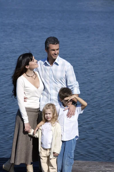 Portrait of happy family — Stock Photo, Image