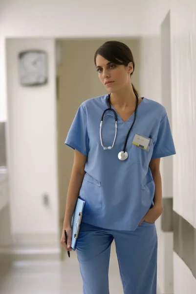 Retrato de médico feminino — Fotografia de Stock