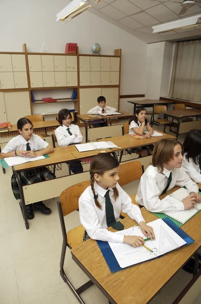 Classe de crianças de escola — Fotografia de Stock