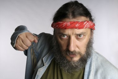 Sakallı adamın portresi. 