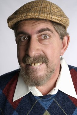 Komuta sizde sakal ve bıyık