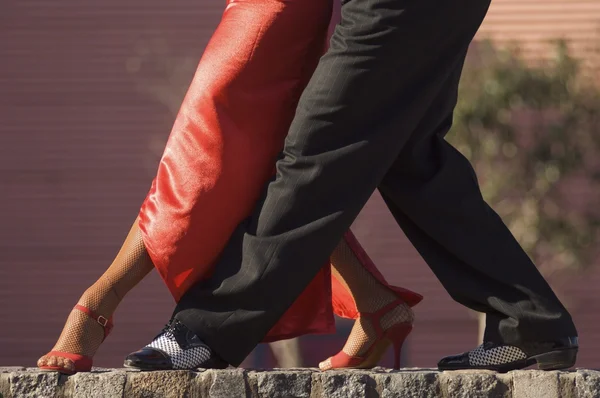 Casal Dançando Tango — Fotografia de Stock