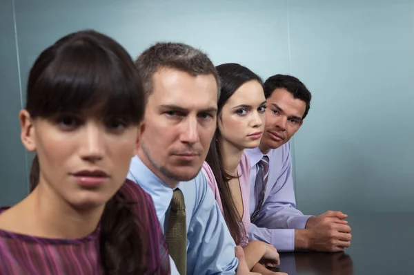 Retrato de socios de reuniones de negocios —  Fotos de Stock