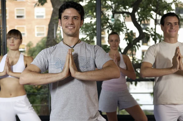 Enseñanza Yoga, aula — Foto de Stock