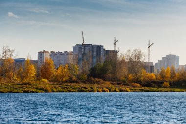 Yeni bir yerleşim alanı inşaatı