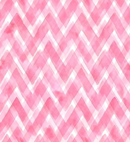 Διπλά εισαγωγικά διαφορετικές αποχρώσεις του ροζ χρώμα σε άσπρο φόντο. Ακουαρέλα χωρίς ραφή πρότυπο για ύφασμα — Φωτογραφία Αρχείου
