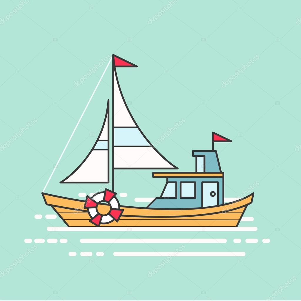 Cool Line Art Designs Cool Line Art Flat Design Boat Web Icon Stock Vector C Tiurin1 96699074 Are you searching for cool lines png images or vector? https depositphotos com 96699074 stock illustration cool line art flat design html