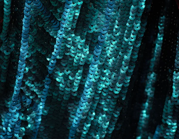 Blau Grüne Textur Eleganter Stoff Art Deco Stil Mit Runden — Stockfoto