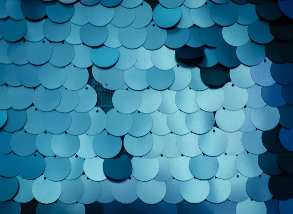 Textura Azul Clara Tecido Elegante Estilo Art Déco Com Lantejoulas — Fotografia de Stock