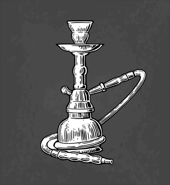 Hookah. Vector vintage engraved illustration — Stock Vector