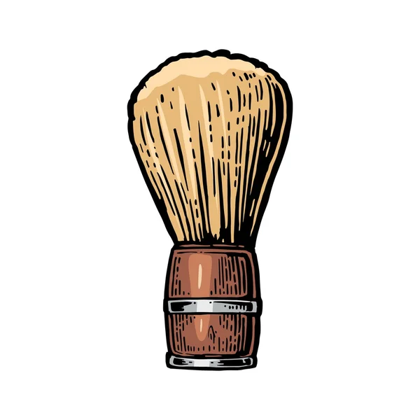 Brosse à raser. Illustrations vectorielles en couleur sur fond blanc . — Image vectorielle