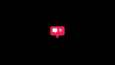 Canlandırma 1000 Red Icon sosyal medya mesajı.