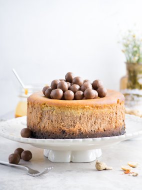 Fıstık ezmesi çikolatalı Cheesecake